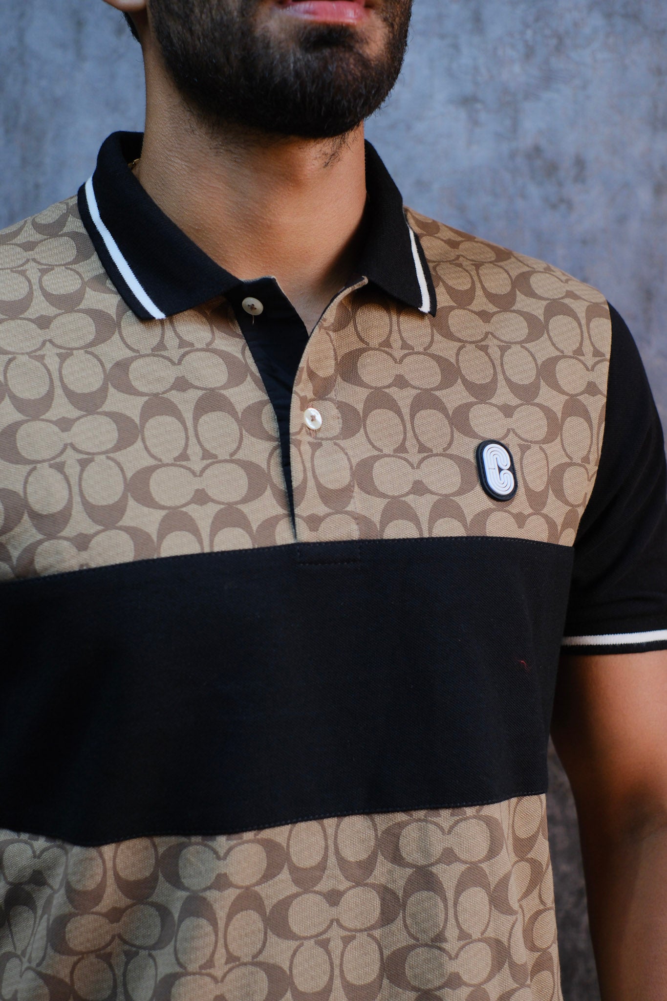 Polo COA Beige Regular Fit