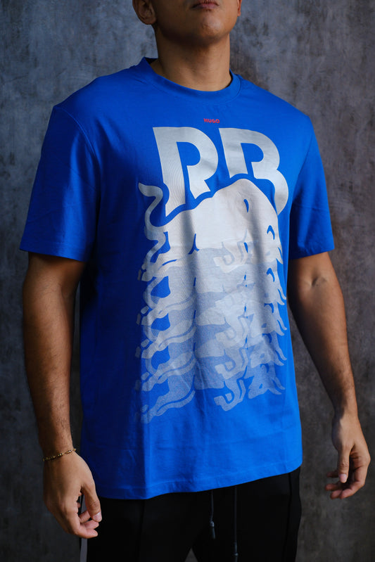 Camiseta HUG RB Azul Logo Gris