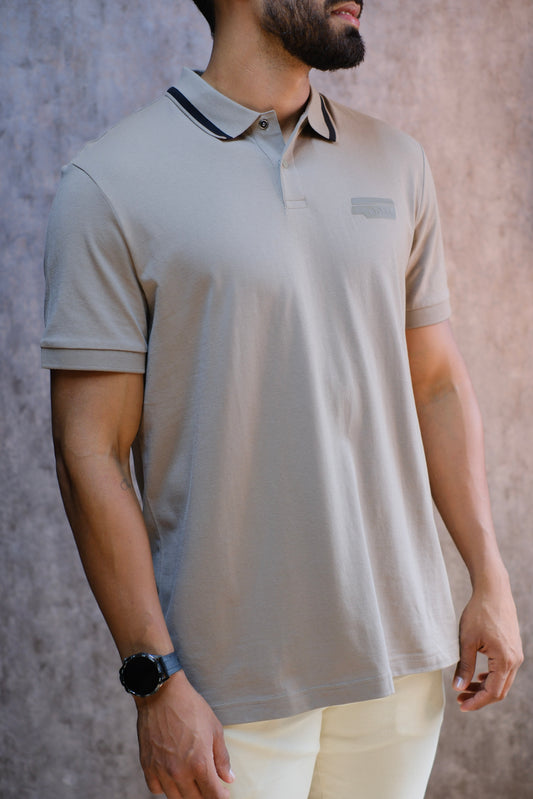 Polo HUG Beige Regular Fit