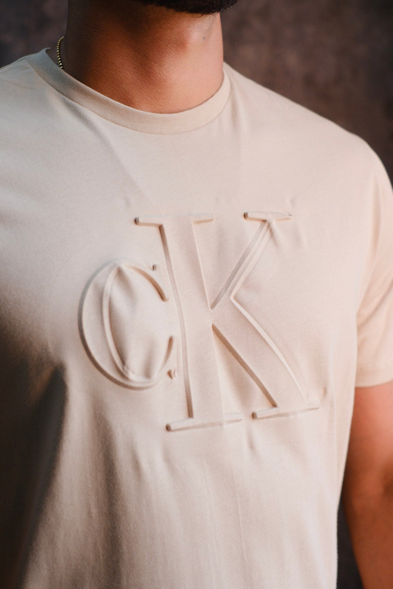 Camiseta CK Beige