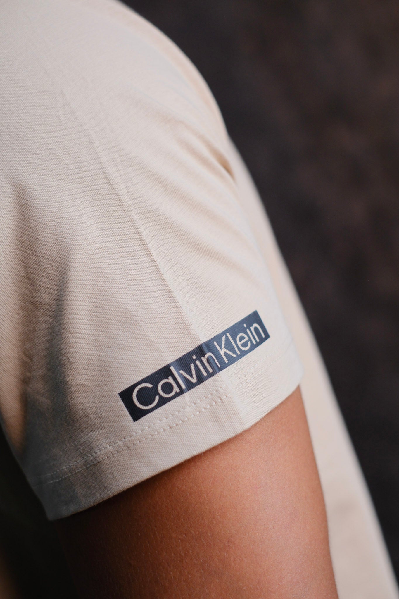 Camiseta CK Beige
