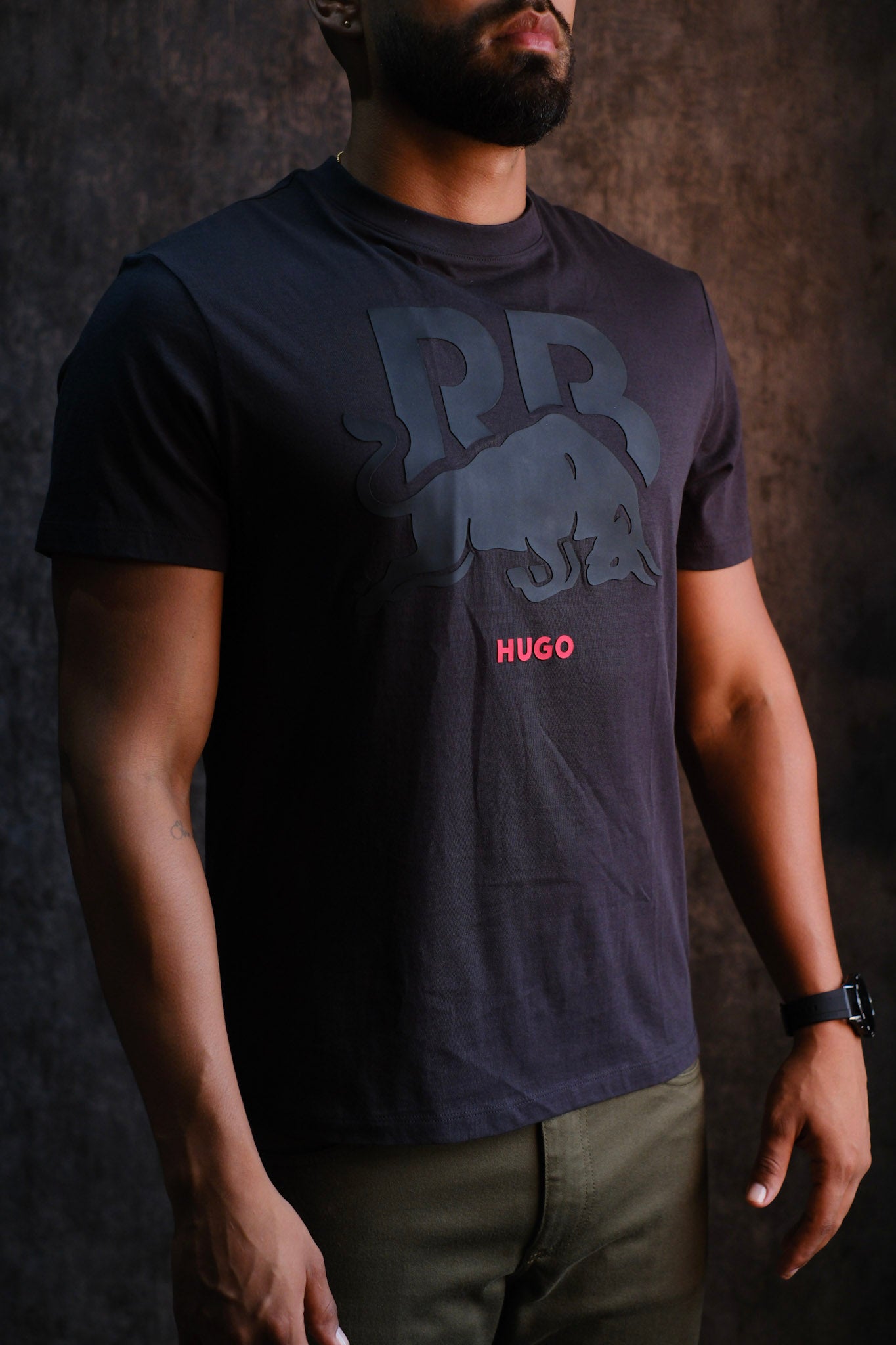 Camisetas HUG RB Negra