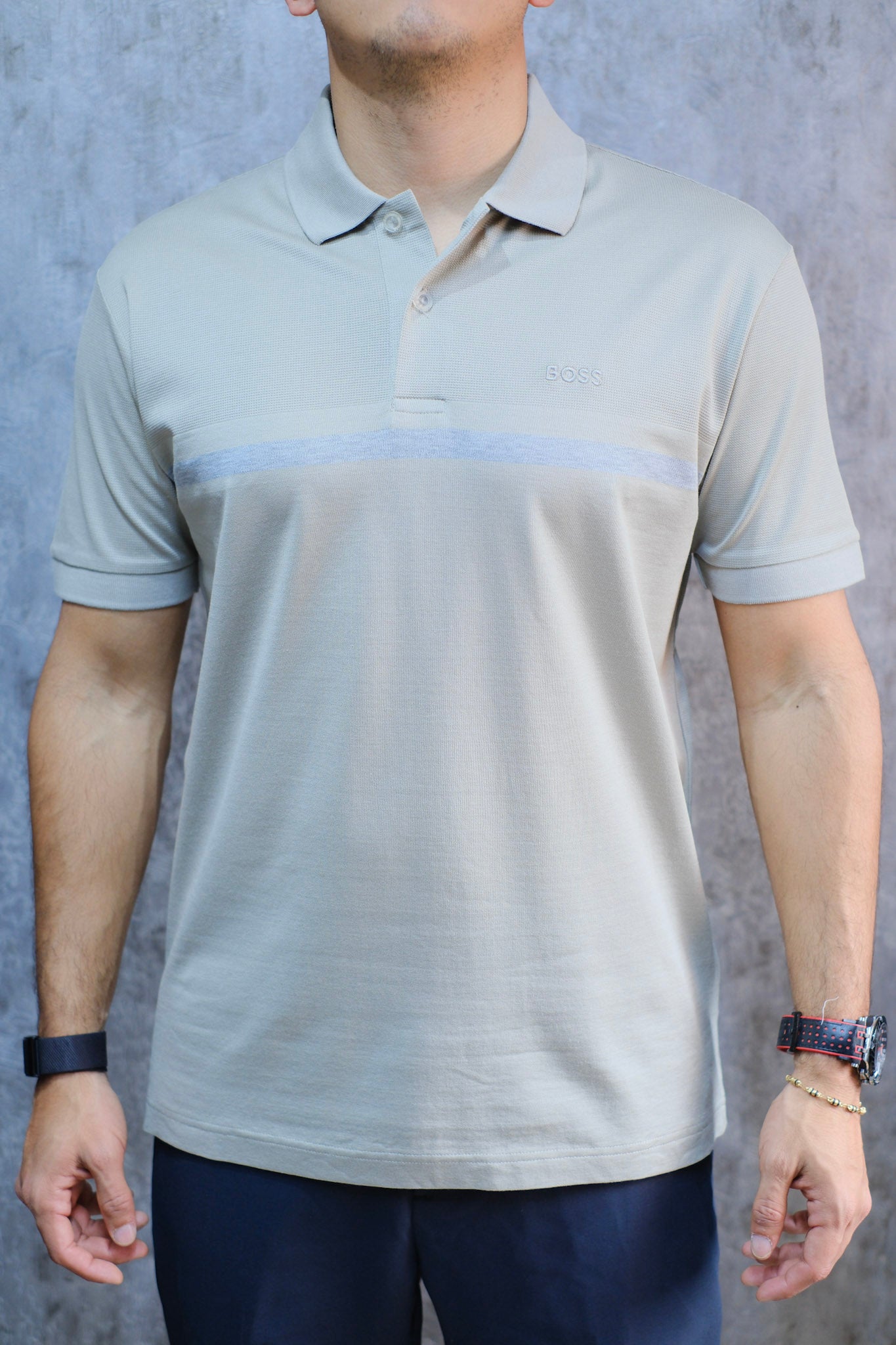Polo HUG Beige Regular Fit 2026