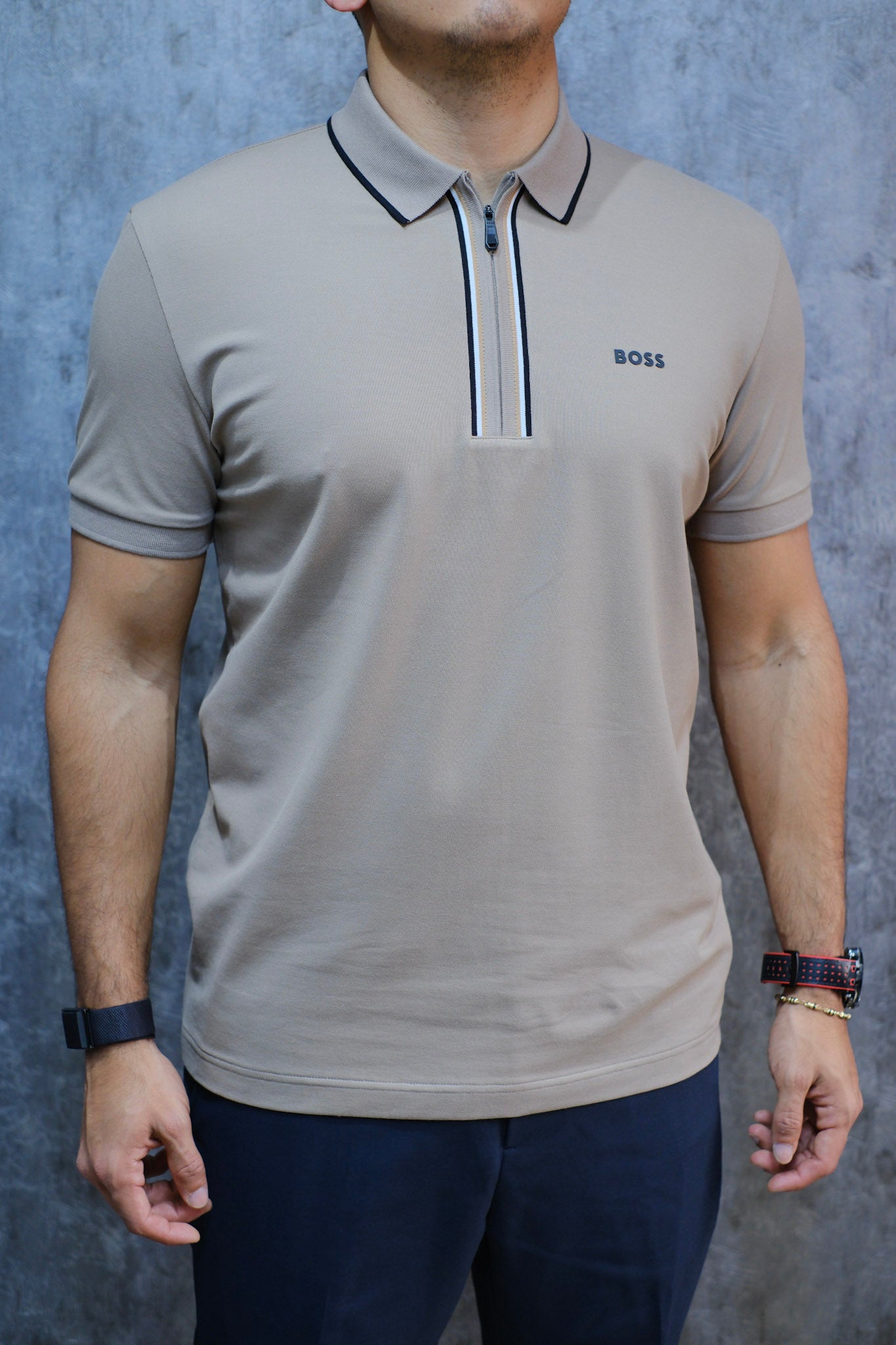 Polo HUG Beige Regular Fit 2026