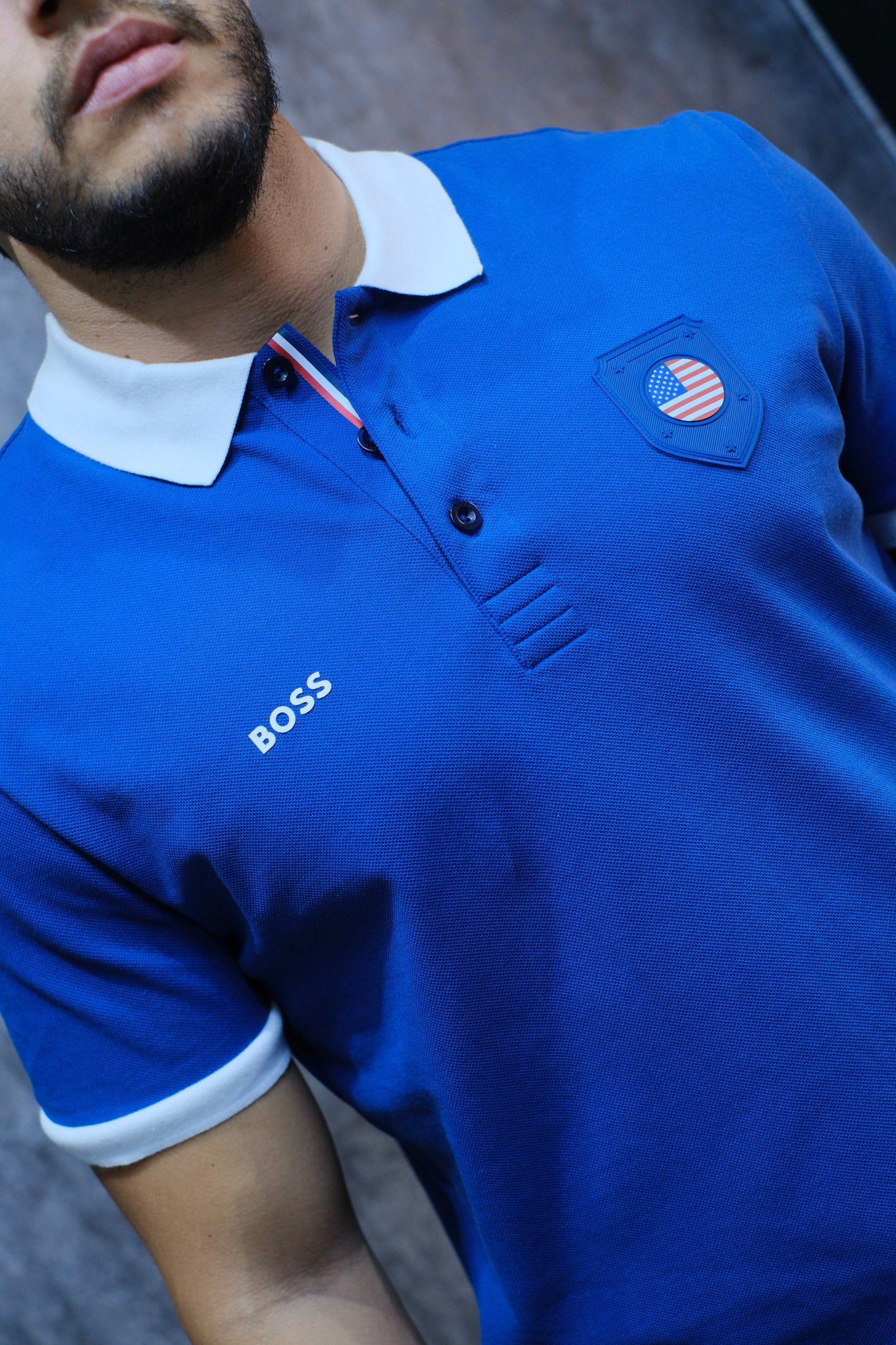 Polo HUG Azul Regular Fit 2026