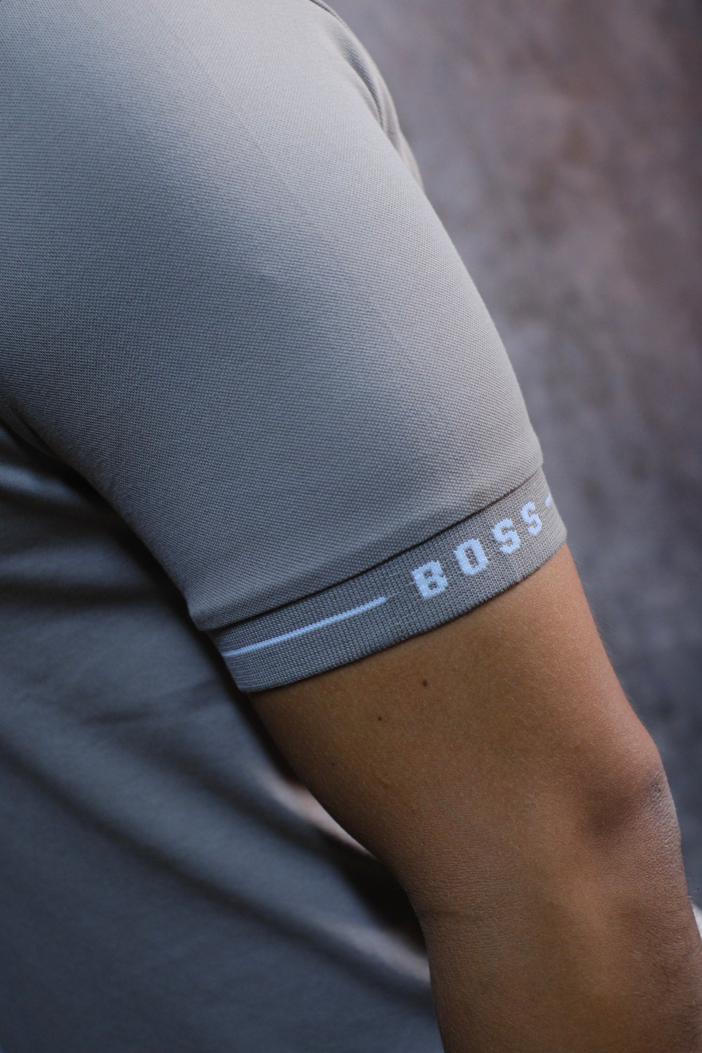 Polo HUG Beige Slim Fit 2026