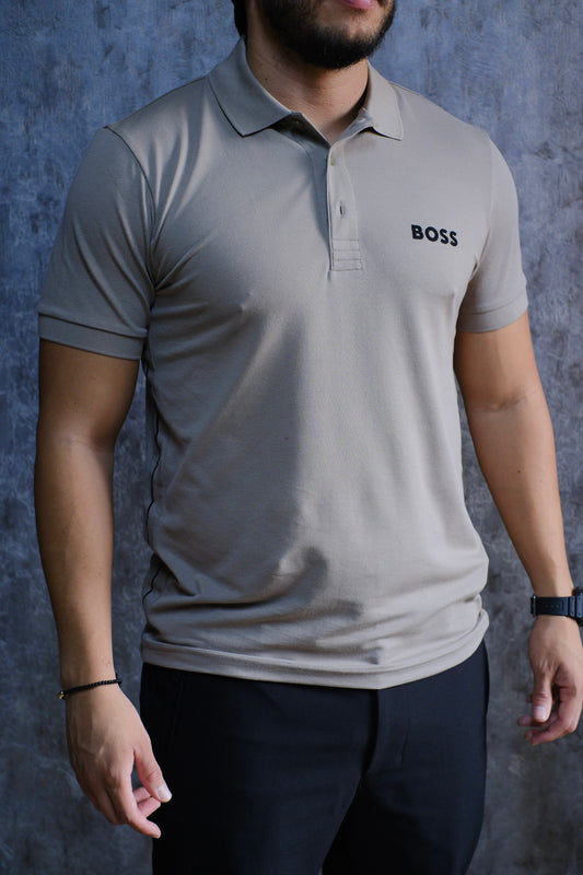 Polo HUG Beige Slim Fit 2026