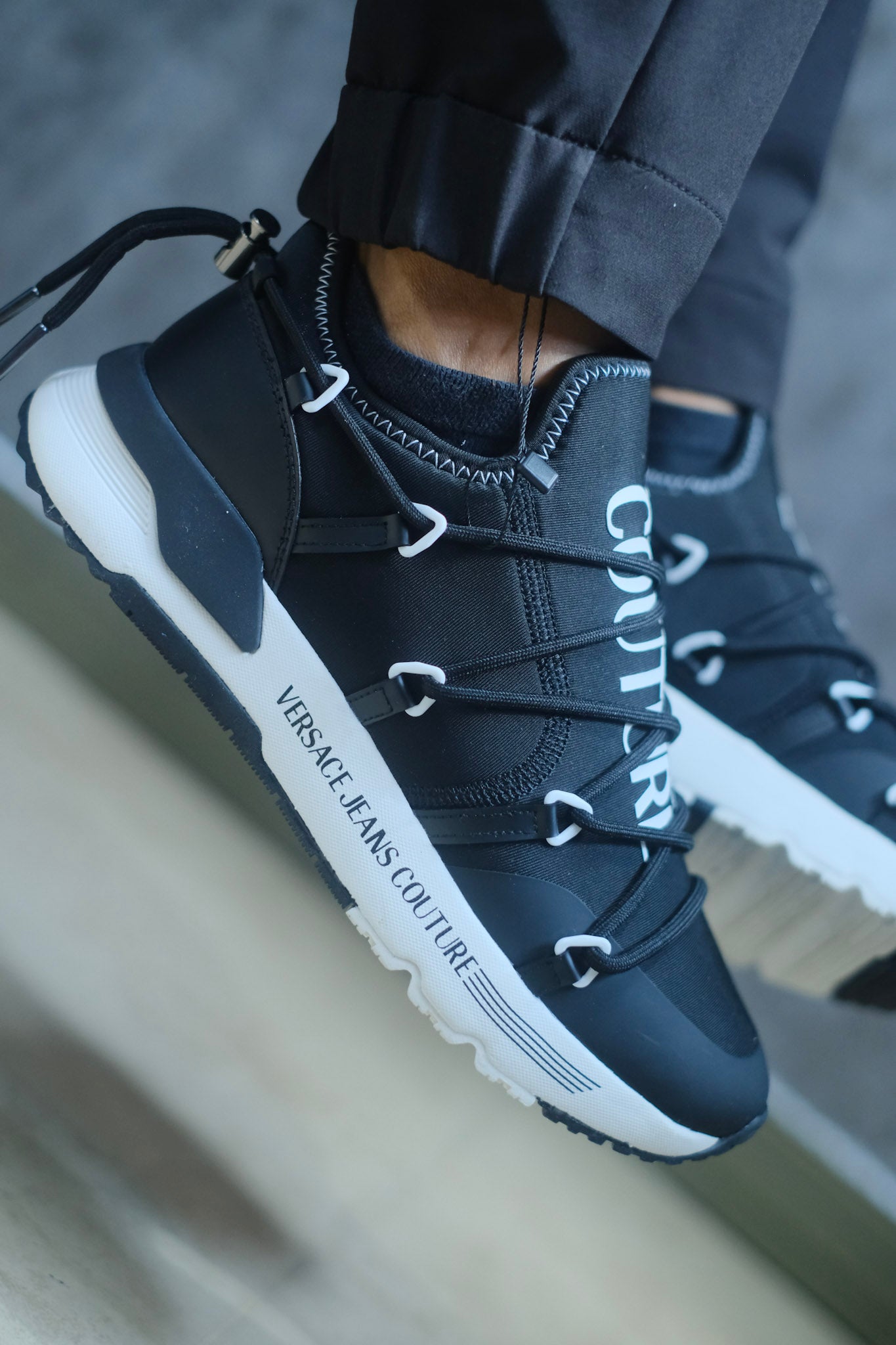 Tenis VER Negros con blanco