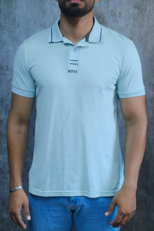 Polo HUG Verde Menta Slim Fit 2026