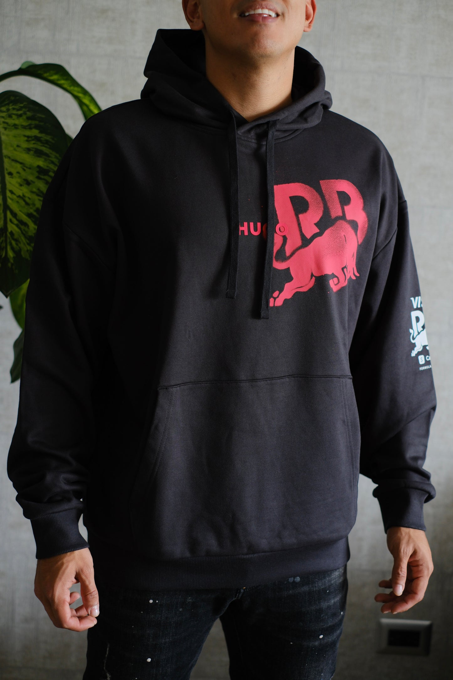 Buso HUG RB negro con rojo