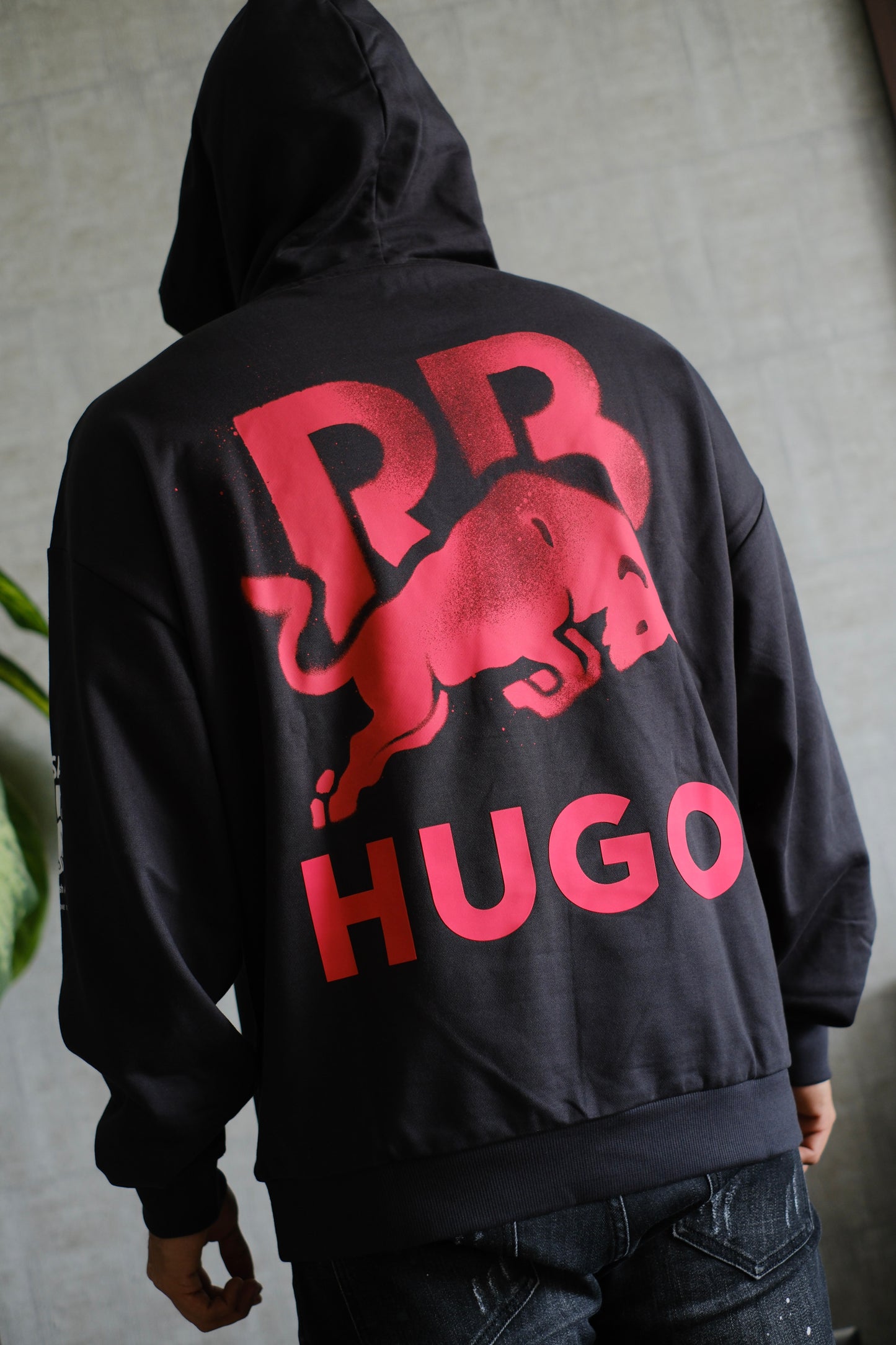 Buso HUG RB negro con rojo