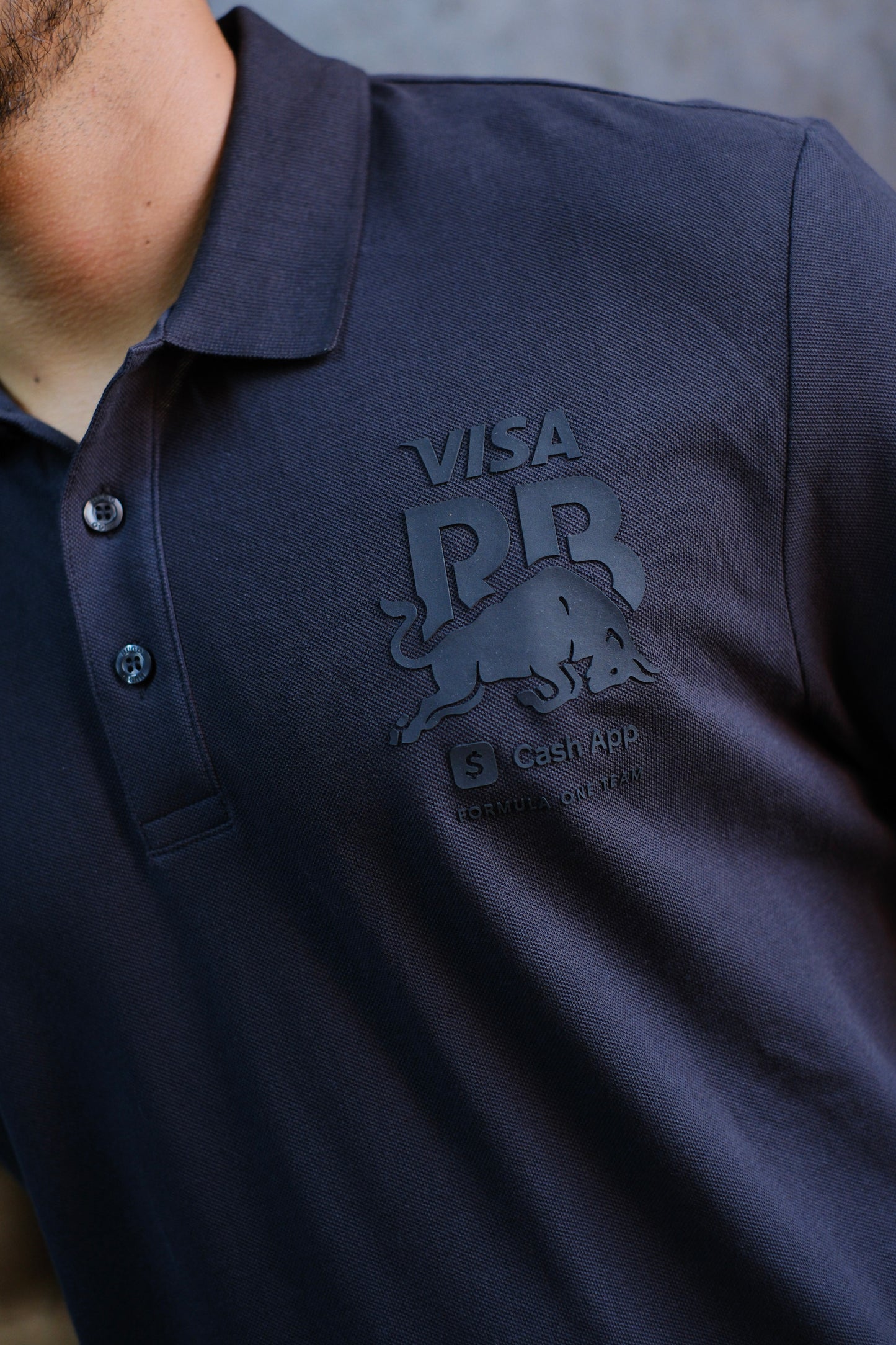 Polo HUG RB negra Regular Fit