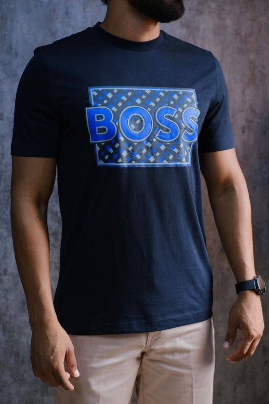 CAMISETA HUG AZUL OSCURO